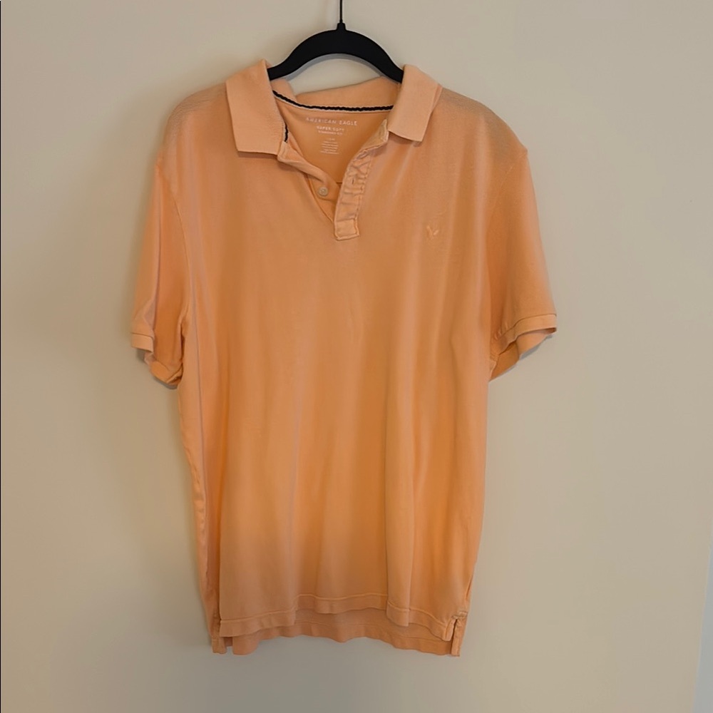 Men's A/E Orange Polo Shirt